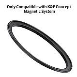 Переходное кольцо K&F Concept Magnetic 62-82мм, фото 6