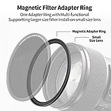Переходное кольцо K&F Concept Magnetic 55-82мм, фото 4