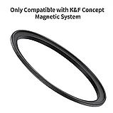 Переходное кольцо K&F Concept Magnetic 55-82мм, фото 5