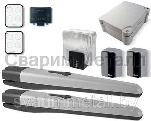 Автоматика для распашных ворот Nice TOONA4016P BD KIT2 (створка до 3м, вес до 800кг)