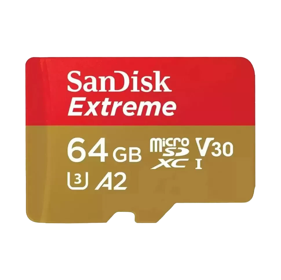 Карта памяти SanDisk Extreme microSDXC 64Gb UHS-I U3 Class 10 - фото 1 - id-p226761489