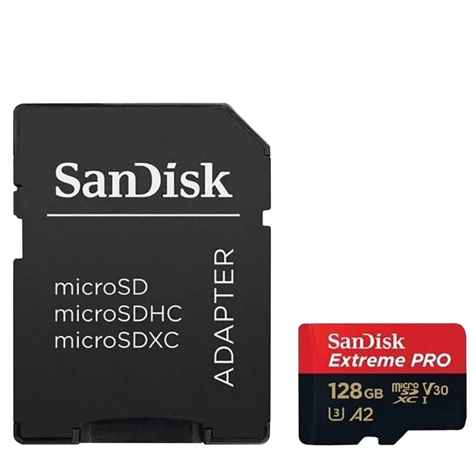 Карта памяти SanDisk Extreme PRO microSDXC 64Gb UHS-I U3 V30 A2 + ADP - фото 1 - id-p226761497