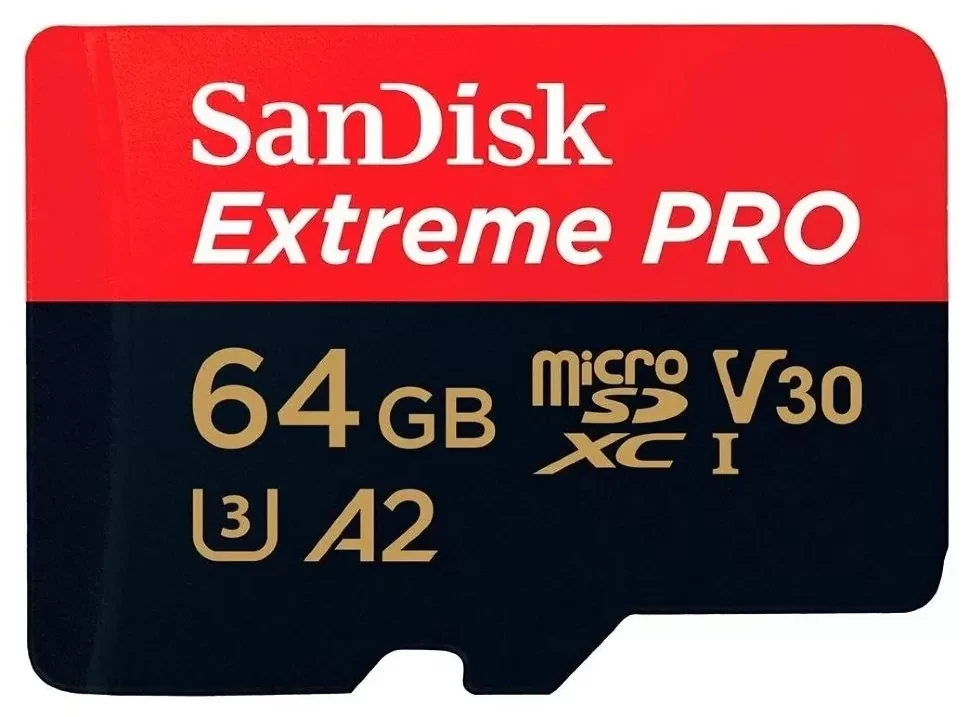 Карта памяти SanDisk Extreme PRO microSDXC 64Gb UHS-I U3 V30 A2 + ADP - фото 6 - id-p226761497