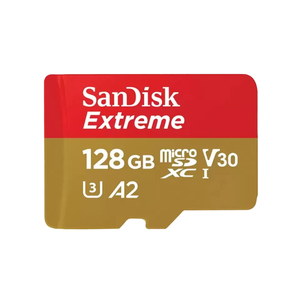 Карта памяти SanDisk Extreme microSDXC 128 ГБ Class 10 V30 A2 U3 - фото 1 - id-p226761498