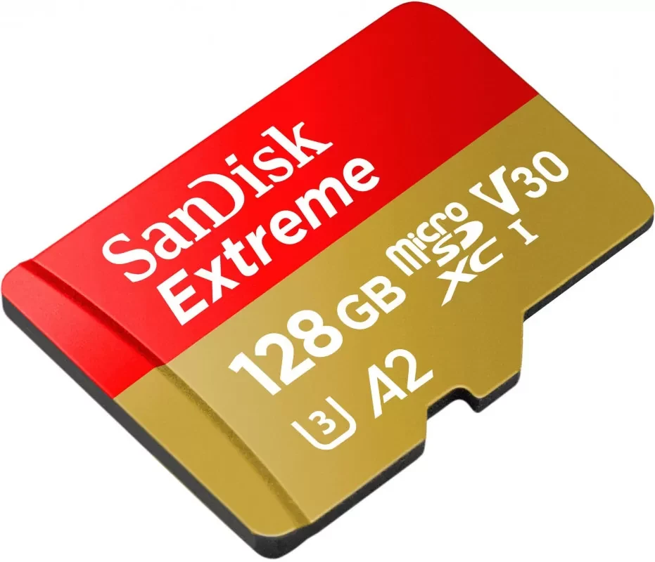Карта памяти SanDisk Extreme microSDXC 128 ГБ Class 10 V30 A2 U3 - фото 3 - id-p226761498