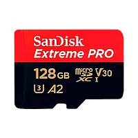 Карта памяти SanDisk Extreme Pro microSDXC Card 128GB V30 UHS- I U3