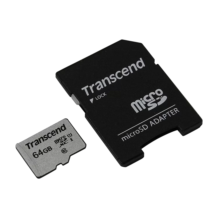 Карта памяти Transcend MicroSDXC 300S 64 Гб UHS-I Class 1 (U1), Class 10 - фото 2 - id-p226761508