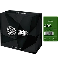 Пластик для 3D принтера Cactus ABS d1.75мм 0.75кг Зелёный