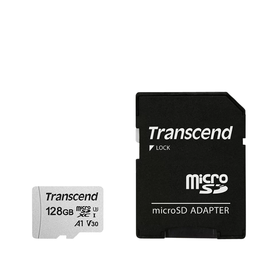 Карта памяти Transcend MicroSDXC 300S 128 Гб A1, V30, UHS-I Class 3 (U3), Class 10