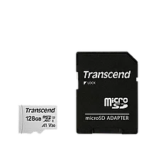 Карта памяти Transcend MicroSDXC 300S 128 Гб A1, V30, UHS-I Class 3 (U3), Class 10