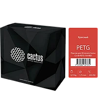 Пластик для 3D принтера Cactus PETG d1.75мм 0.75кг Красный