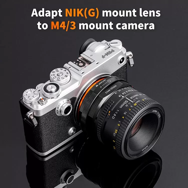 Адаптер K&F Concept M18125 для объектива Nikon G на камеру Micro 4/3 - фото 7 - id-p226744636