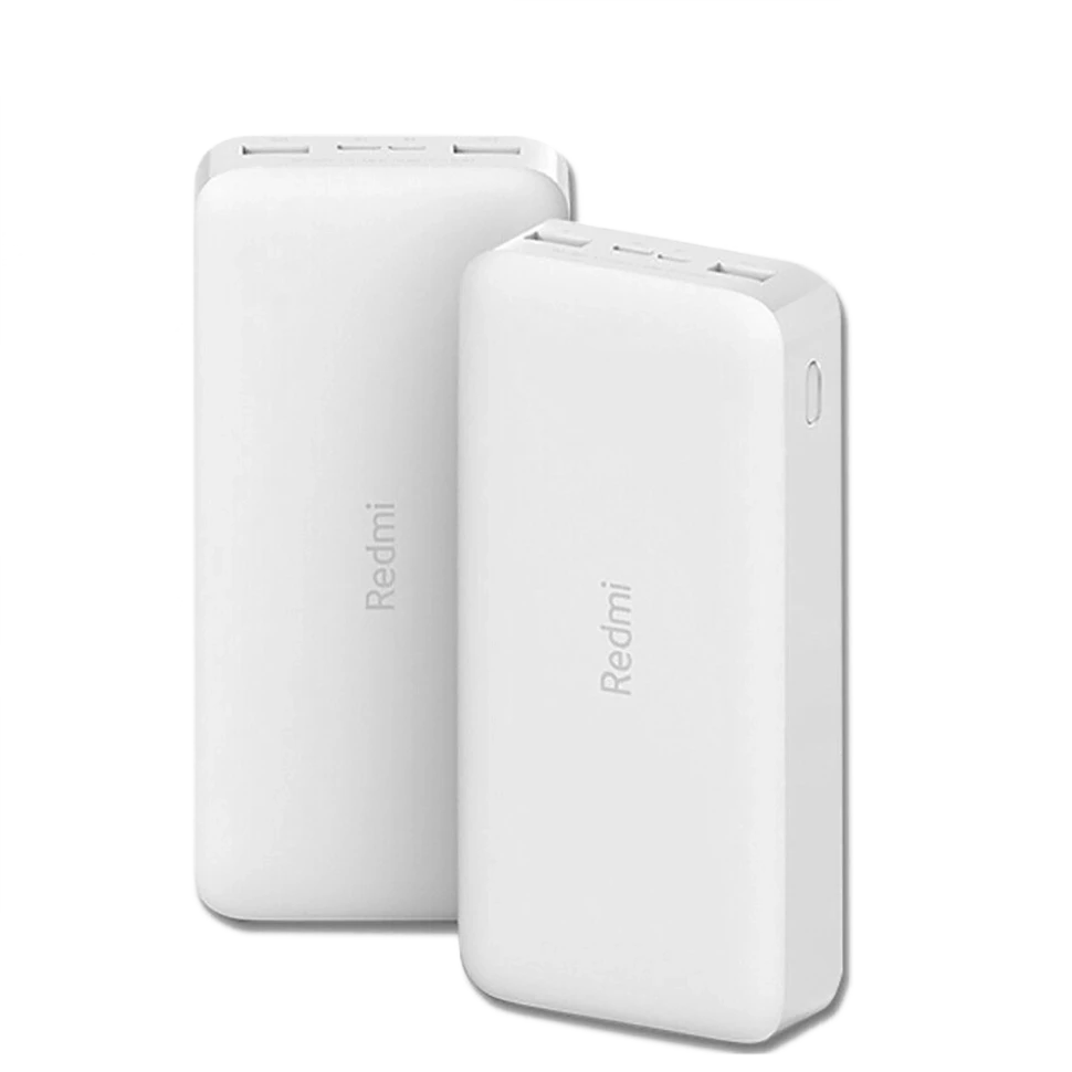 Внешний аккумулятор Xiaomi Redmi Powerbank 20000 mAh Белый - фото 1 - id-p226740453