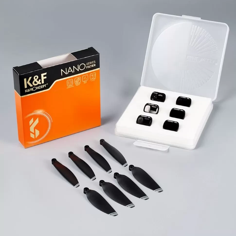 Комплект светофильтров K&F Concept для DJI Mini/Mini 2/SE (6шт + лопасти) - фото 2 - id-p226743952
