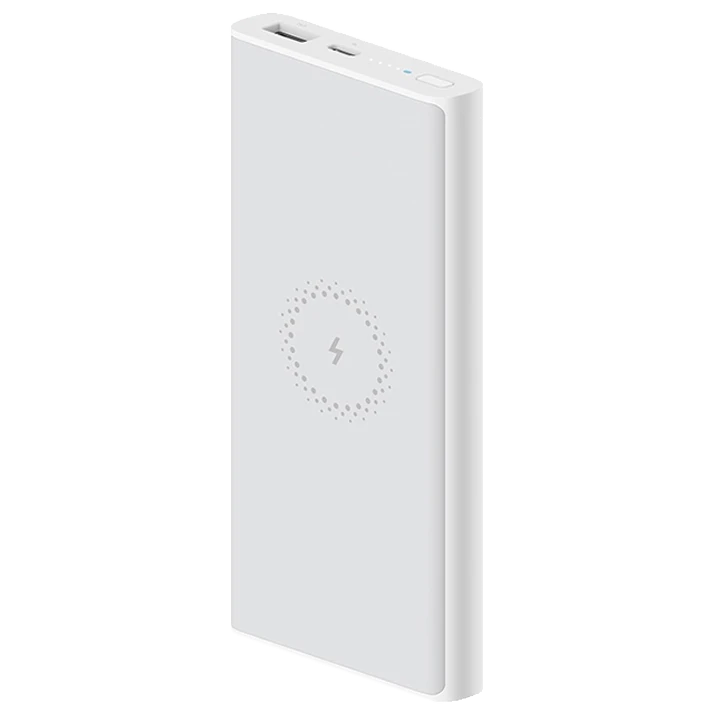 Внешний аккумулятор с беспроводной зарядкой Xiaomi Mi Wireless Charger Youth Version 10000 мАч Белый - фото 1 - id-p226740512