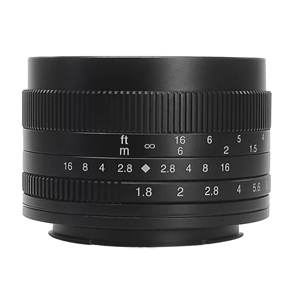 Объектив 7Artisans 50mm F1.8 Sony (E Mount) Чёрный - фото 4 - id-p226744764