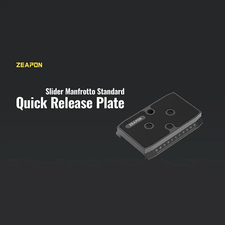 Быстросъёмная площадка ZEAPON Slider Manfrotto Standard для слайдера - фото 7 - id-p226746668