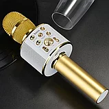 Караоке-микрофон HOCO BK3 Cool Sound Золото, фото 2