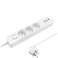 Сетевой фильтр Xiaomi Mi Power Strip (3 розетки + 3 USB) (EU) Белый