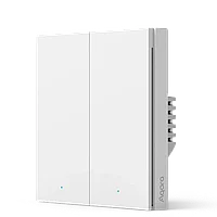 Выключатель двухклавишный Aqara Smart wall switch H1 (с нейтралью) RU