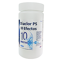 Хлорные таблетки 10 в 1 Diaclor PS 10 EFECTOS ATC 200 г 1 кг (Испания)