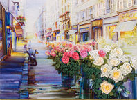 Набор для вышивания Panna Живая картина. Цветы Парижа / JK-2021