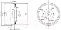 Тормозной барабан Patron PDR1118