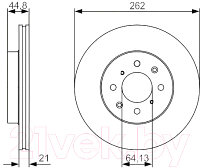 Тормозной диск Bosch 0986479R80