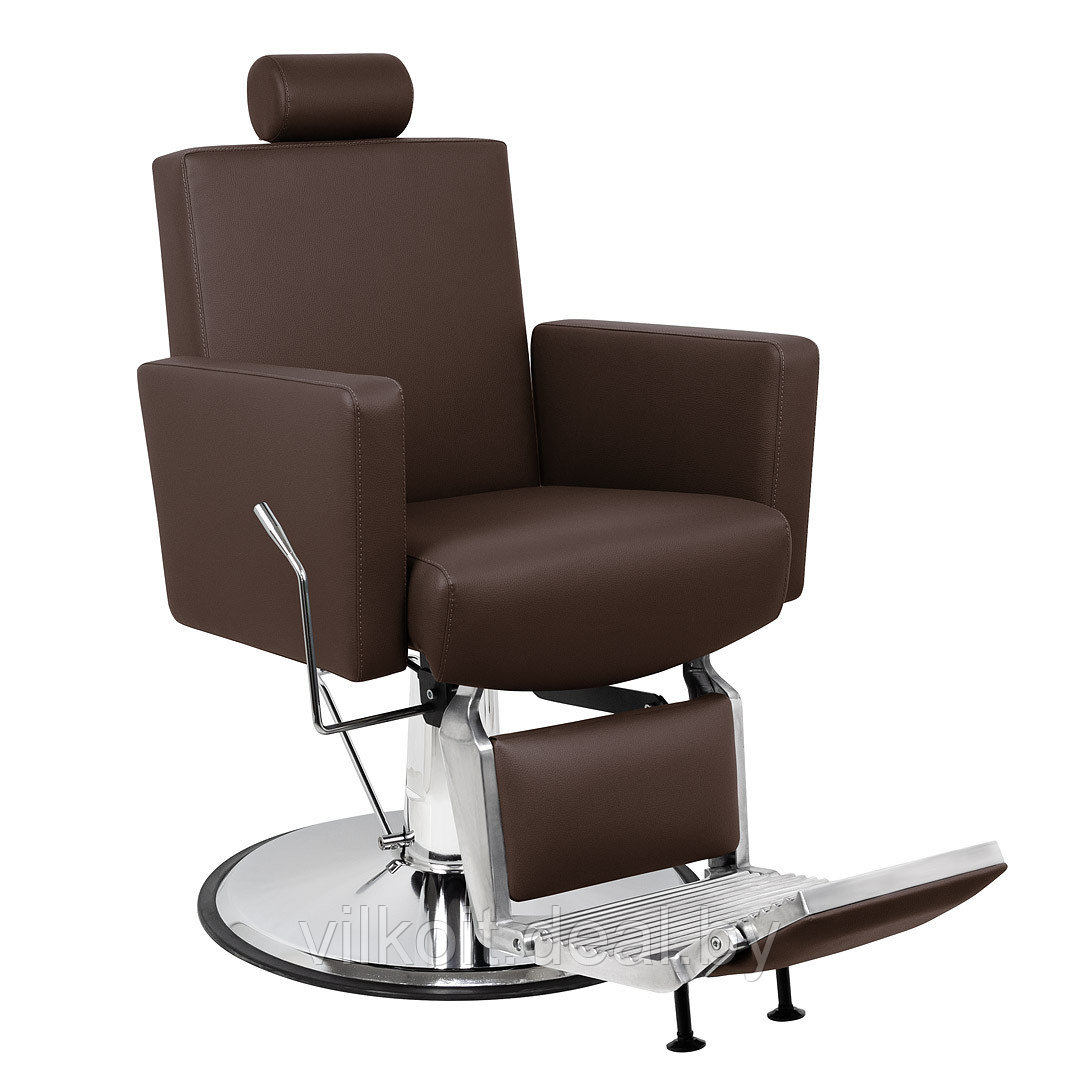 Толедо парикмахерское кресло в барбершоп, коричневое. На заказ - фото 1 - id-p226839258