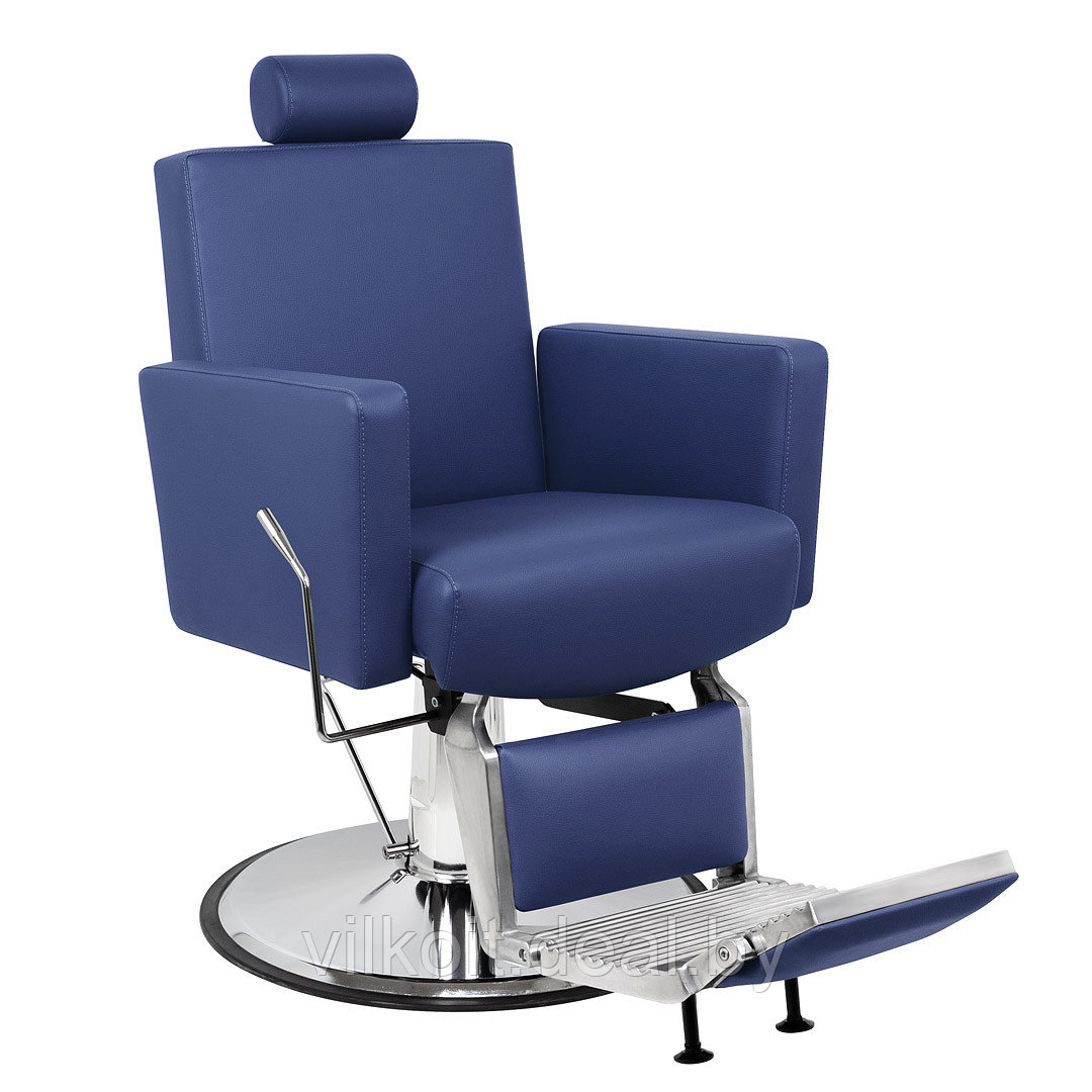 Толедо мужское барбер кресло, синее. На заказ - фото 1 - id-p226839259
