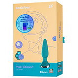 Анальный смарт-стимулятор с вибрацией Satisfyer Plug-ilicious 1 зеленый, фото 10