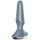 Анальный смарт-стимулятор с вибрацией Satisfyer Plug-ilicious 2 серый, фото 5