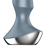 Анальный смарт-стимулятор с вибрацией Satisfyer Plug-ilicious 2 серый, фото 6