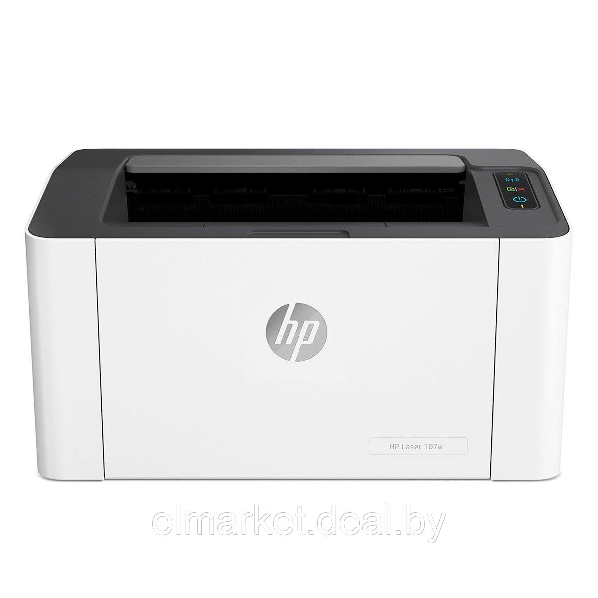 Принтеры HP Laser 107w Белый - фото 1 - id-p226841067