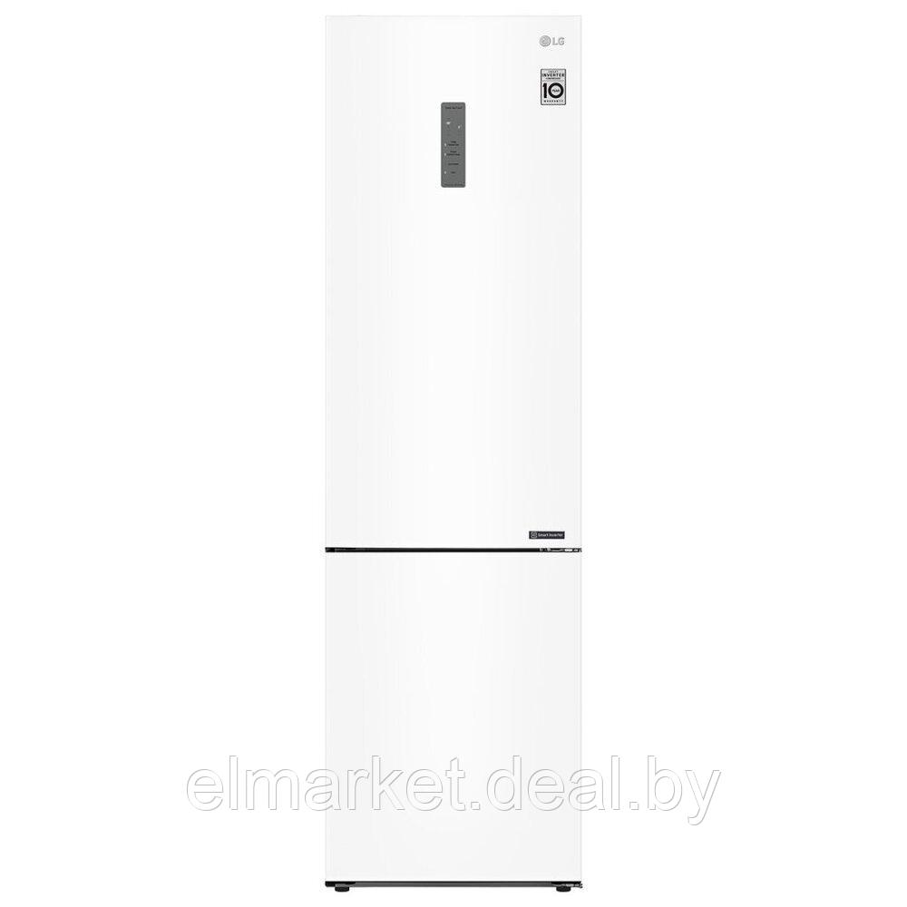 Холодильник с морозильником LG LG DoorCooling+ GA-B509CQWL белый - фото 1 - id-p226839784