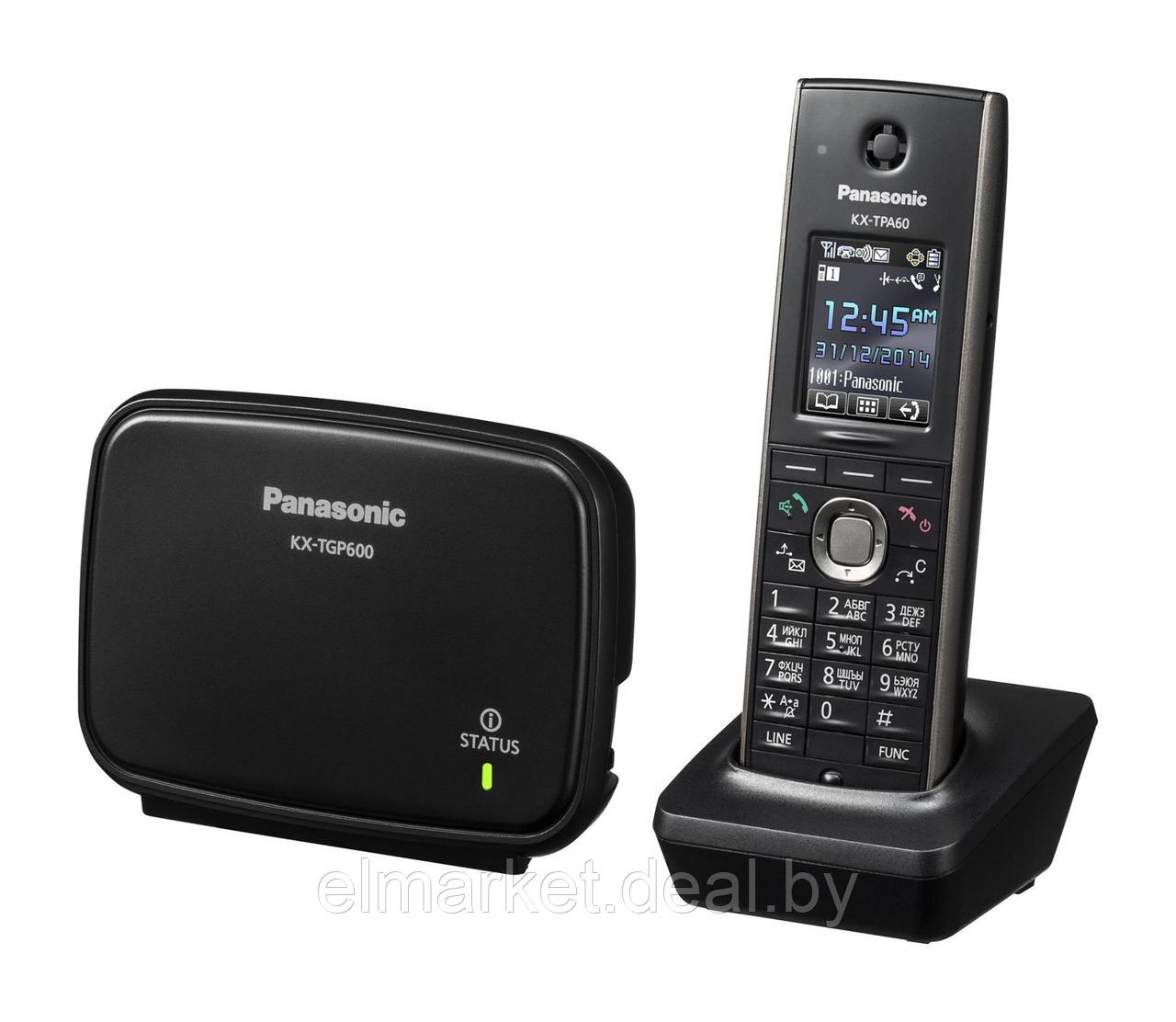 Радиотелефон Panasonic KX-TGP600RUB черный - фото 1 - id-p226840899