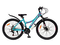 Велосипед Greenway 6930M р.16 2021 (бирюзовый/розовый)