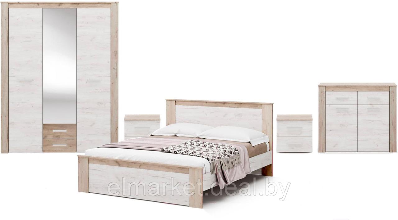 Комплект мебели для спальни Евва Ливеко ЛВ-1.1 (сосна каньон/дуб юкон) - фото 1 - id-p226841109