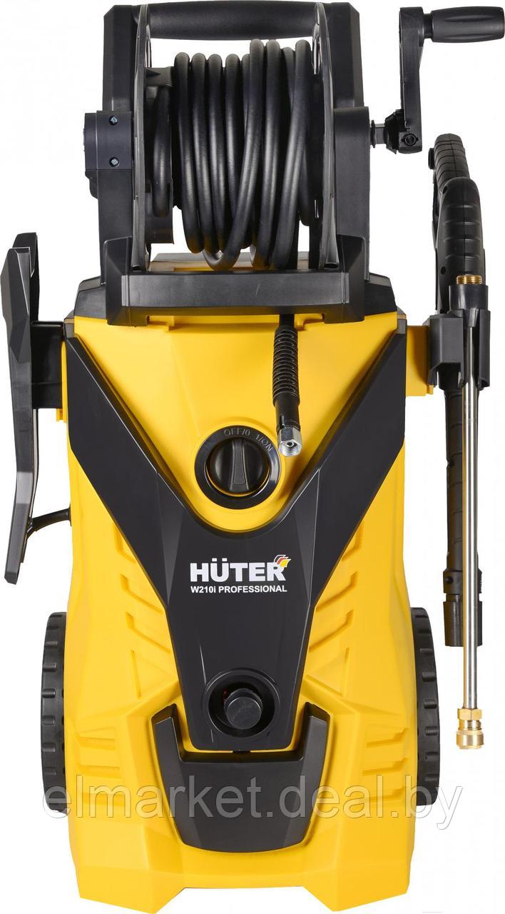 Мойка высокого давления Huter W210i жёлтый, чёрный - фото 1 - id-p226841326