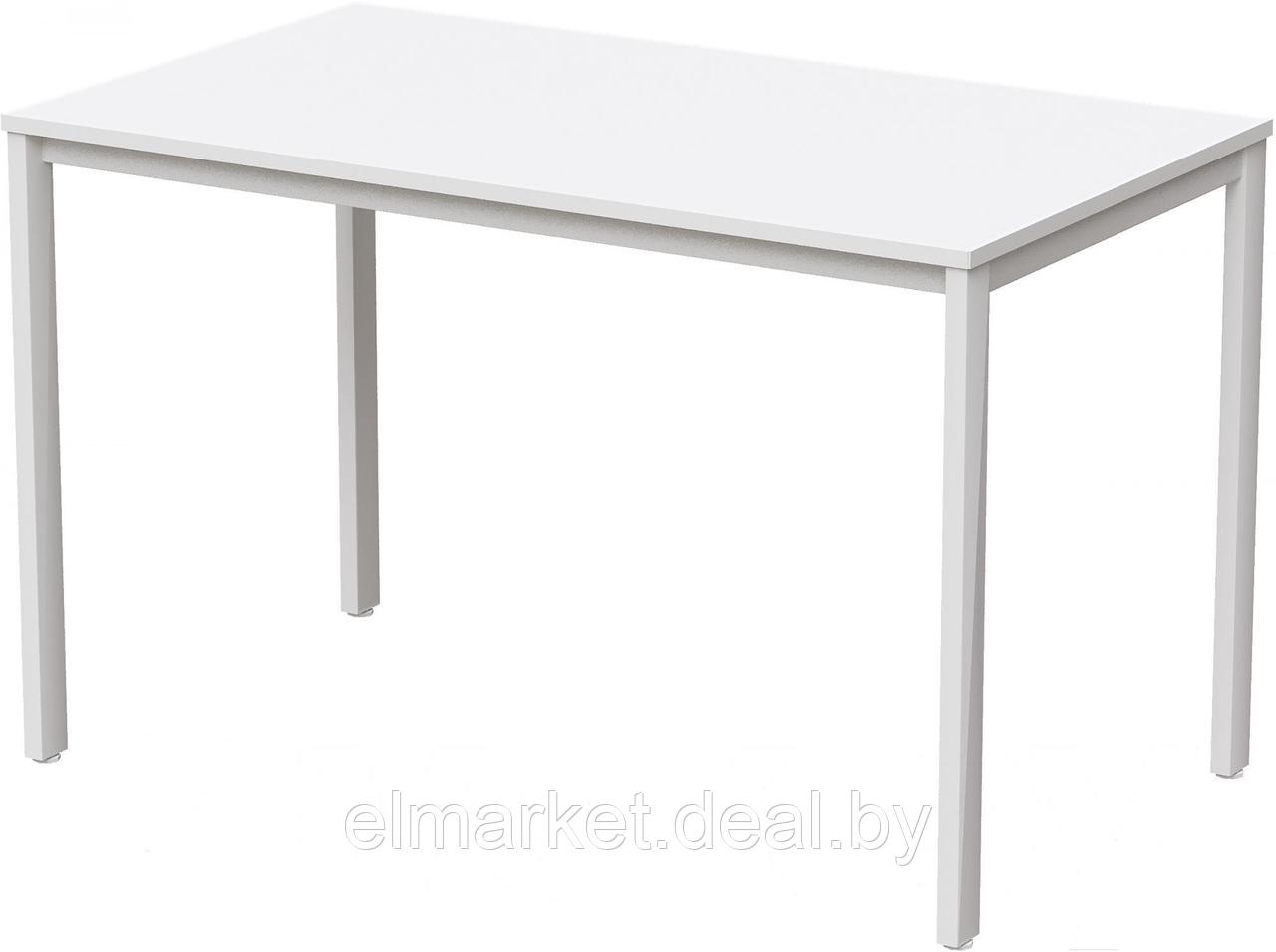 Стол обеденный Millwood Сеул Л 130x80 белый/металл белый - фото 1 - id-p226840945