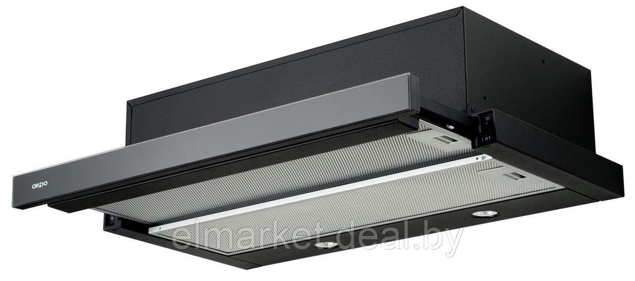 Кухонная вытяжка Akpo Light Eco 60 wk-7 чёрный - фото 1 - id-p226839865