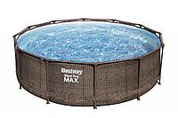 Бассейн Bestway Steel Pro MAX Ротанг 56709 (366х100, с фильтр-насосом)