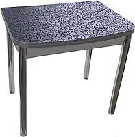 Обеденный стол Анмикс Раскладной ИП 01-440000 пластик, черный