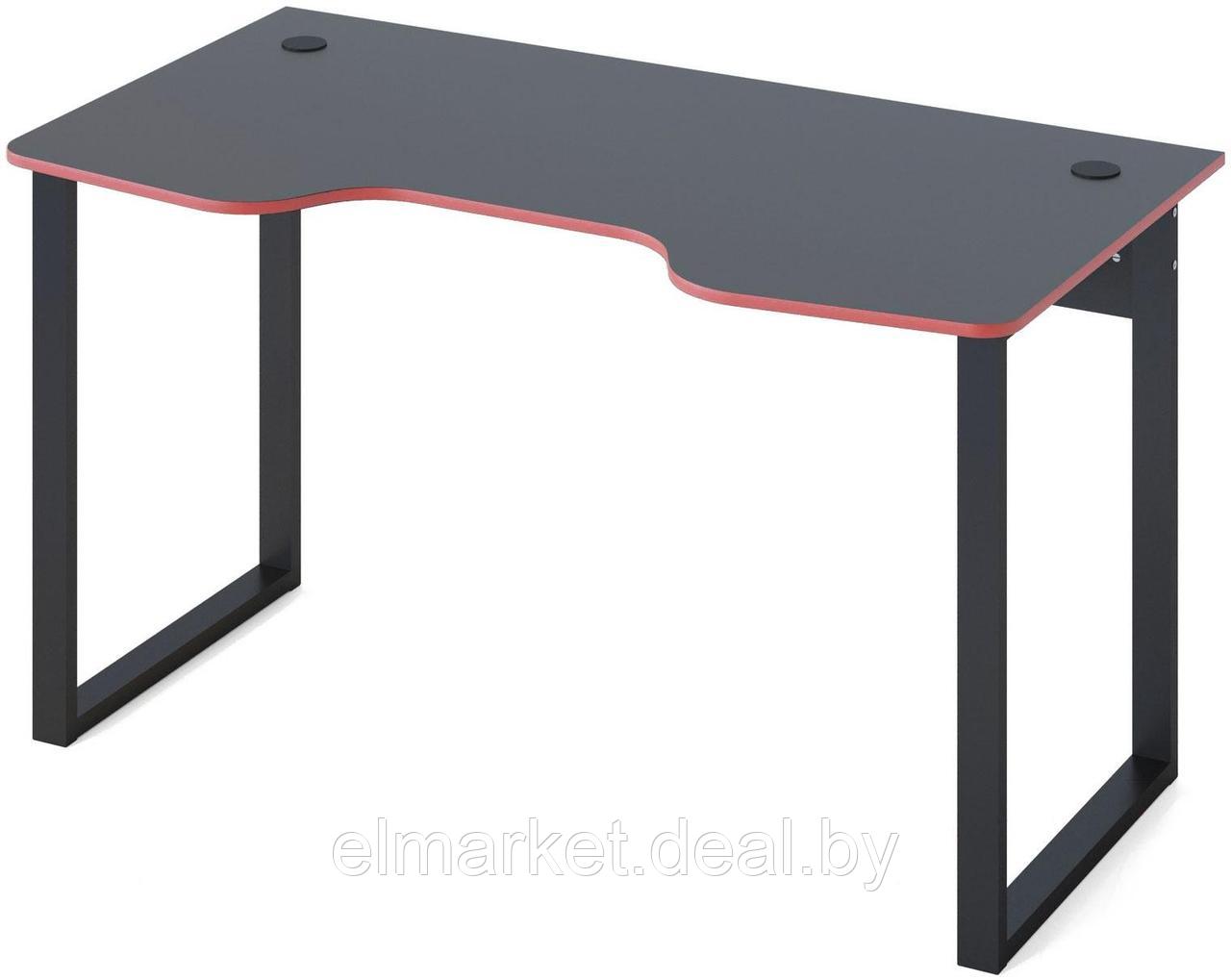Геймерский стол Сокол-Мебель КСТ-19 черный/красный - фото 1 - id-p226841193