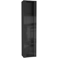 Шкаф навесной НК Мебель Point тип-41 черный/черный глянец