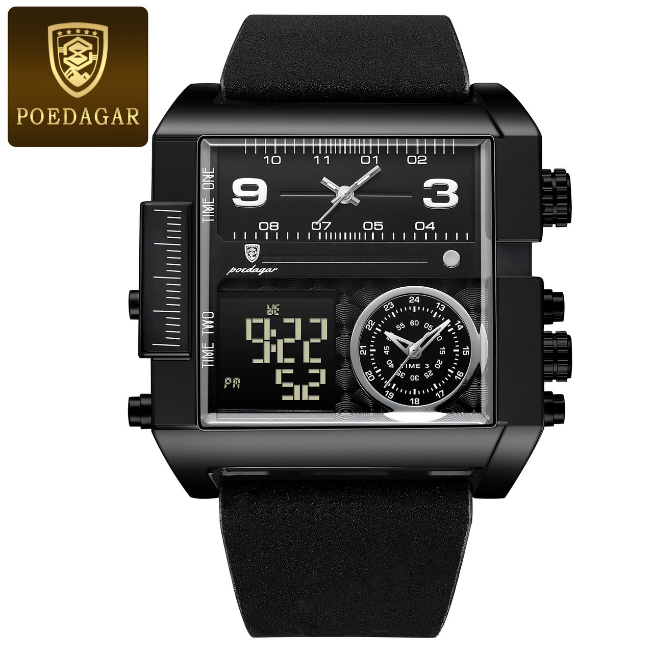 Оригинальные кварцевые мужские часы "POEDAGAR" - фото 1 - id-p226841890