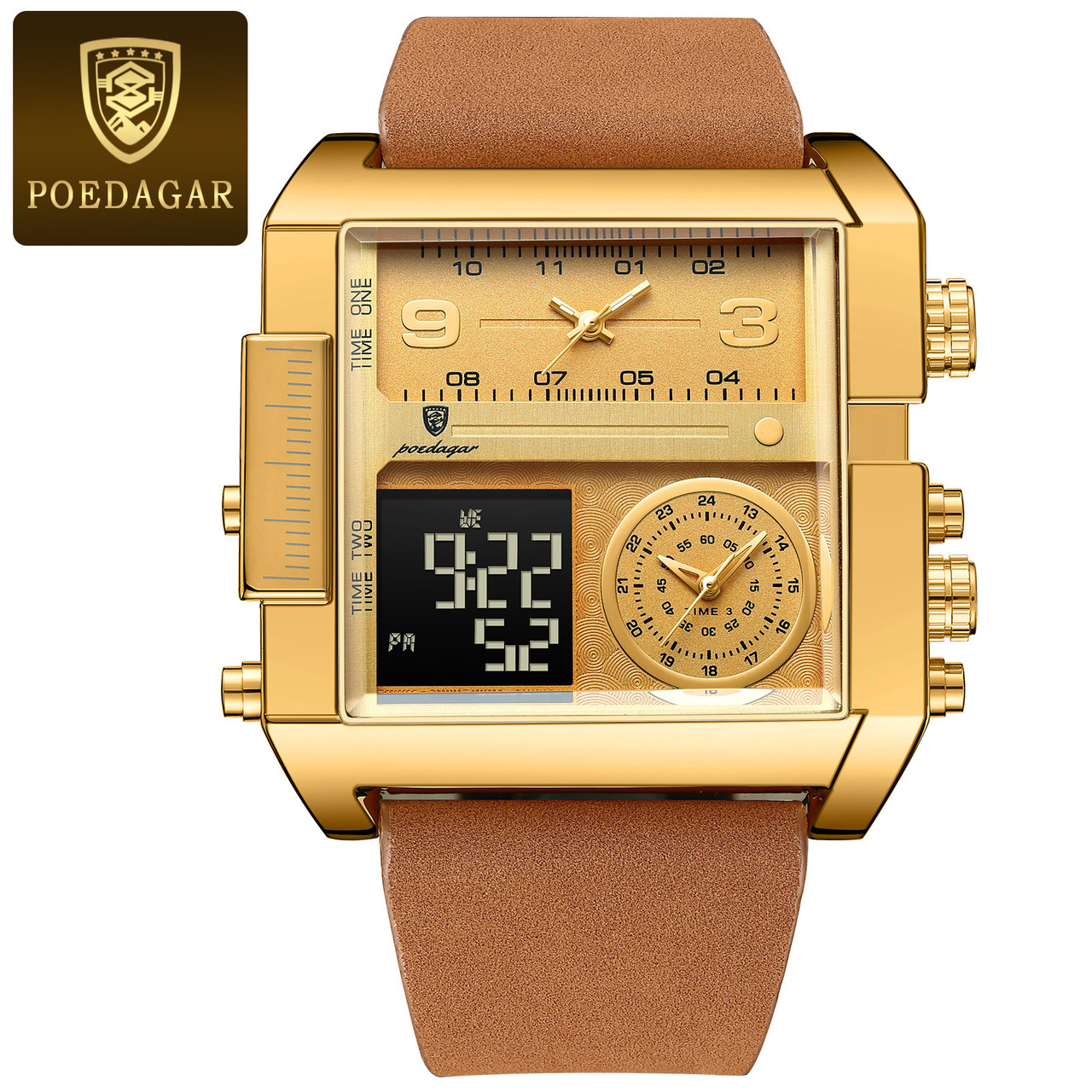 Оригинальные кварцевые мужские часы "POEDAGAR" - фото 1 - id-p226841910