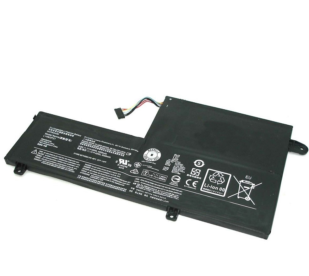 Аккумулятор (батарея) для ноутбуков Lenovo Yoga 500 -14, 500-15 серий (L14L3P21) 11.1V 3050mAh - фото 5 - id-p226841923