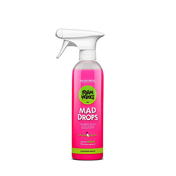 Mad Drops Raspberry - Быстрое гидрофобное покрытие для ЛКП | Foam Heroes | Малиновый фраппе, 500мл