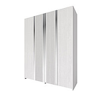 Шкаф для одежды «4Д Харди» Белый / Ясень белый текстурный